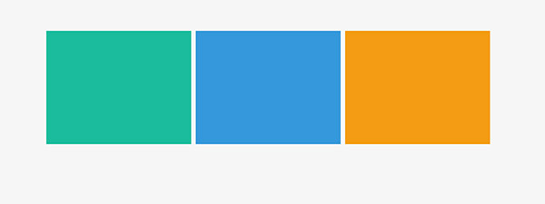 Different colored boxes