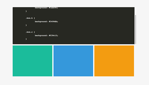 Final result, editable CSS